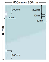 Polaris Glass Pool Fence Gate, 12mm glass pool fence gate