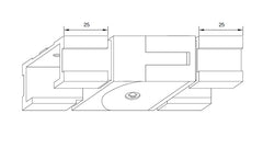 40x30mm GRIPRAIL and SWIVEL HORIZONTAL JOINER