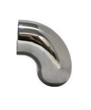 MOD 50 - ROUND HANDRAIL CURVED END 316 STAINLESS STEEL