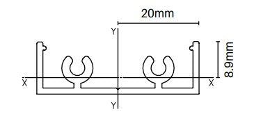 Centre support rail 5800MM LONG