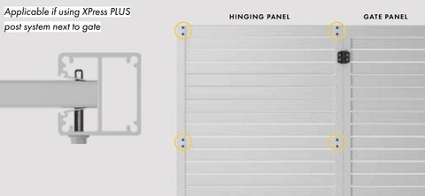 Hinge panel brace screws 12Gx40MM – 12 PACK