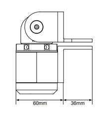 Sureclose - Readyfit hinge NON SELF CLOSING CLOSER 2 ALIGNMENT LEGS D&D Code: 74001313