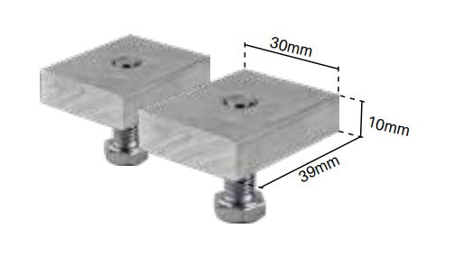 Sliding gate wheel clamping set - Image 1