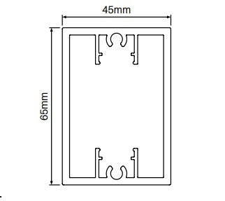 Alumawood Heavy duty top/bottom rail 5800mm