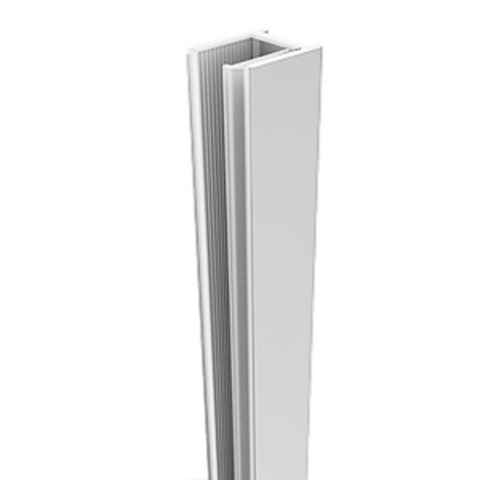 Frameless Shower Screen Fixed Panel 10mm, Walk In. With wall Channel, Choose size - 197mm - 997mm
