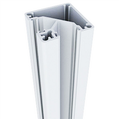 90 Degrees corner post - Aluminium semi frameless pool fencing / balustrade post
