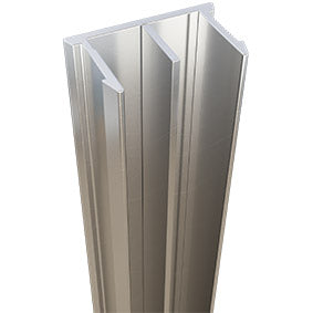 Aluminium Post infill for semi frameless pool fence posts