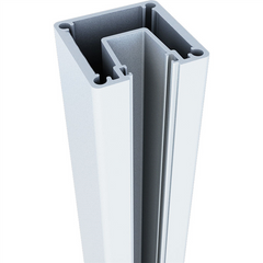 One Way - Aluminium semi frameless pool fencing / balustrade post