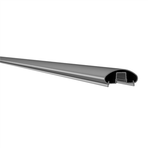 5800mm - Aluminium Oval Handrail with Channel Insert