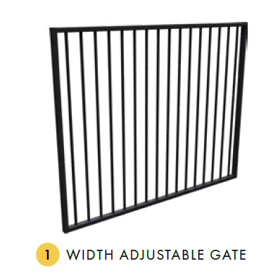 Adjustable Aluminium Pool Fence Gate