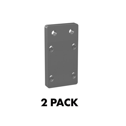 Mounting Plate for Bottom Rail *Raked* - Pack of 2 - 45mm x 85mm x 9mm
