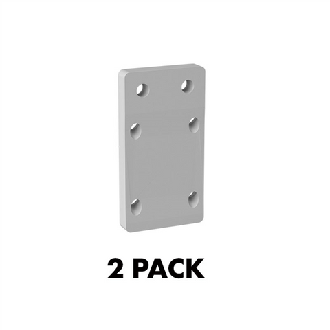 Mounting Plate for Bottom Rail *Raked* - Pack of 2 - 45mm x 85mm x 9mm