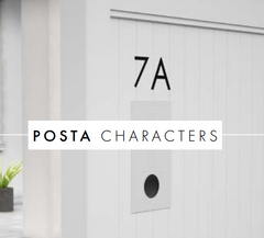 House Numbers, Letters & Characters, Stainless Steel or Powder coated