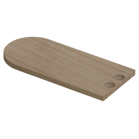 Batten End Plate - 90mm x 40mm for Curved Battens
