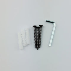 FORGE GUNMETAL GREY SHOWER HINGE GLASS TO WALL L-SHAPE 90 Degrees 10mm glass - Gunmetal Grey