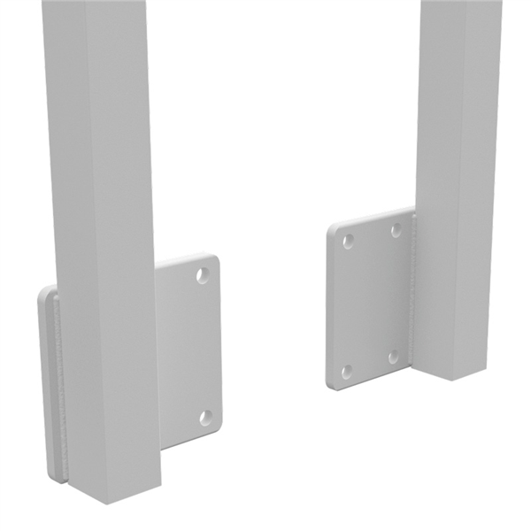 Heavy Duty Face Mount Post - 1 Left & 1 Right - 1500mm Height