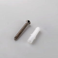 Frameless shower glass U BRACKET GLASS TO WALL MECHANICAL FIXING 90 Degrees - Brushed Nickel
