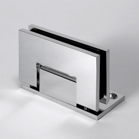 FORGE SHOWER HINGE MICRO GLASS TO WALL L-SHAPE 90 DEGREE  6mm and 8mm glass