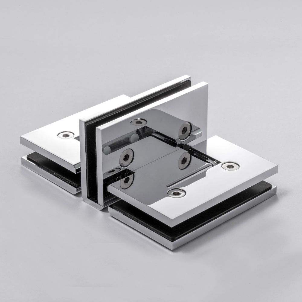 FORGE SHOWER HINGE GLASS TO GLASS BACK TO BACK  10mm glass