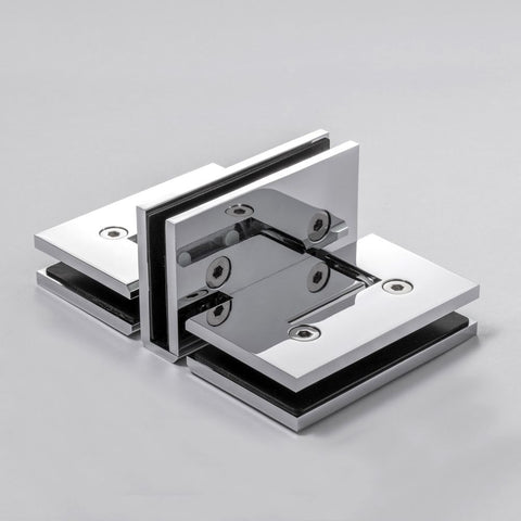 FORGE SHOWER HINGE GLASS TO GLASS BACK TO BACK  10mm glass