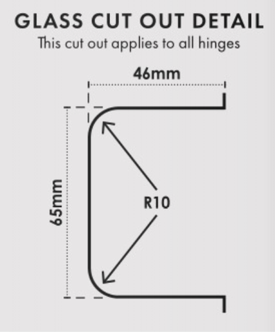 135 degree Frameless Shower Screen Glass to Glass Hinge