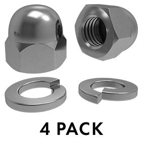 M12 dome nut PACK OF 4 - SS316