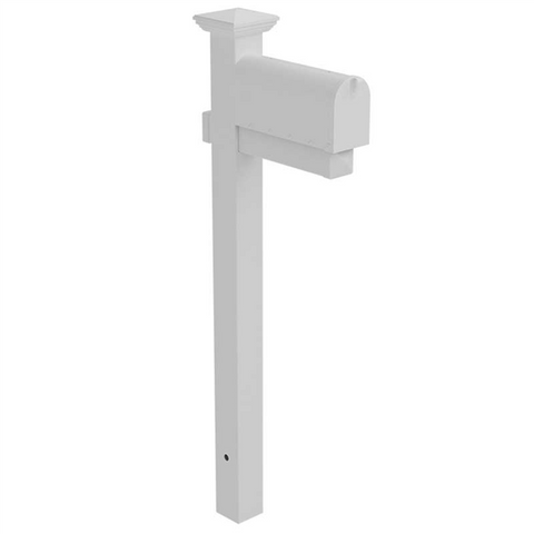 Hamptons Style PVC Letterbox,  White or Charcoal, High Quality, PVC white mailbox