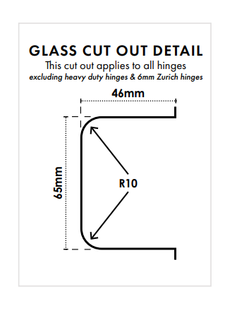 Brushed Nickel Shower Screen Hinge Glass to Glass hinge