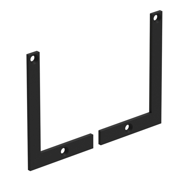 VISOR Balustrade - 'L' Face Mount End Plates - Pack of 2 - Image 1