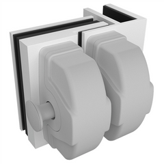 Master Range Glass Pool Fence Latch 90 Degrees - White