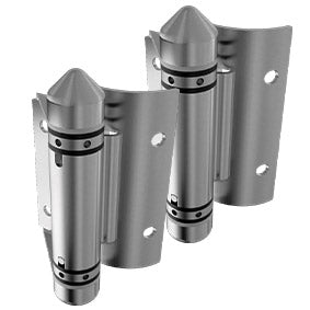 Master Range Hinge Set for Frameless Glass Pool Fence Gate, Self Closing