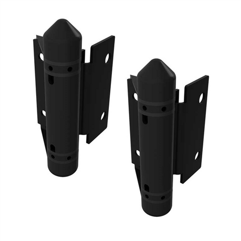 Master Range Hinge Set for Frameless Glass Pool Fence Gate, Self Closing