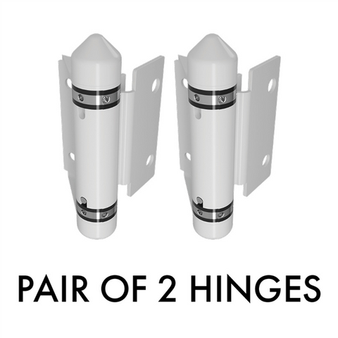 Master Range Hinge Set for Frameless Glass Pool Fence Gate, Self Closing