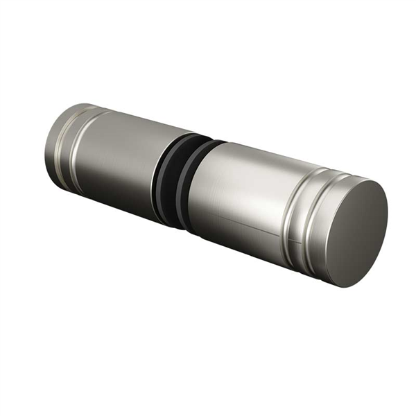 Brushed Nickel Shower Screen Knob Handle,  Round slimline knob