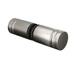 Brushed Nickel Shower Screen Knob Handle, Round slimline knob