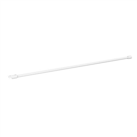 Horizontal shower screen support arm, White