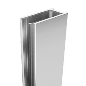 Frameless Shower Screen Fixed Panel 10mm, Extended U Channel, Choose size - 197mm - 997mm