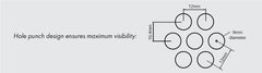 Premium Full Perf Balustrade Infill Sheet - 1726mm W x 988mm H
