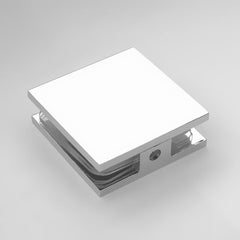 Frameless shower glass U BRACKET GLASS TO WALL MECHANICAL FIXING 90 Degrees - Chrome