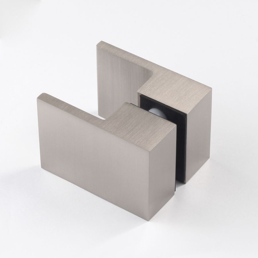 SQUARE SHOWER KNOB HANDLE - Brushed Nickel