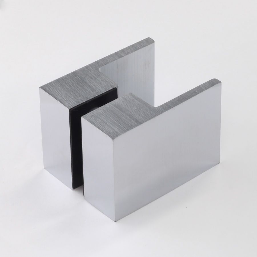 SQUARE SHOWER KNOB HANDLE - Satin Chrome