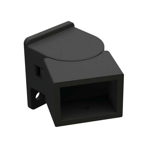 Horizontal Swivel Bracket POWDER COATED ALUMINIUM Single Fencing Bracket - Image 2