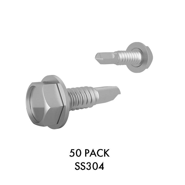 DECK JACKS - Tek Screw – Stainless Steel 304 Pack of 50