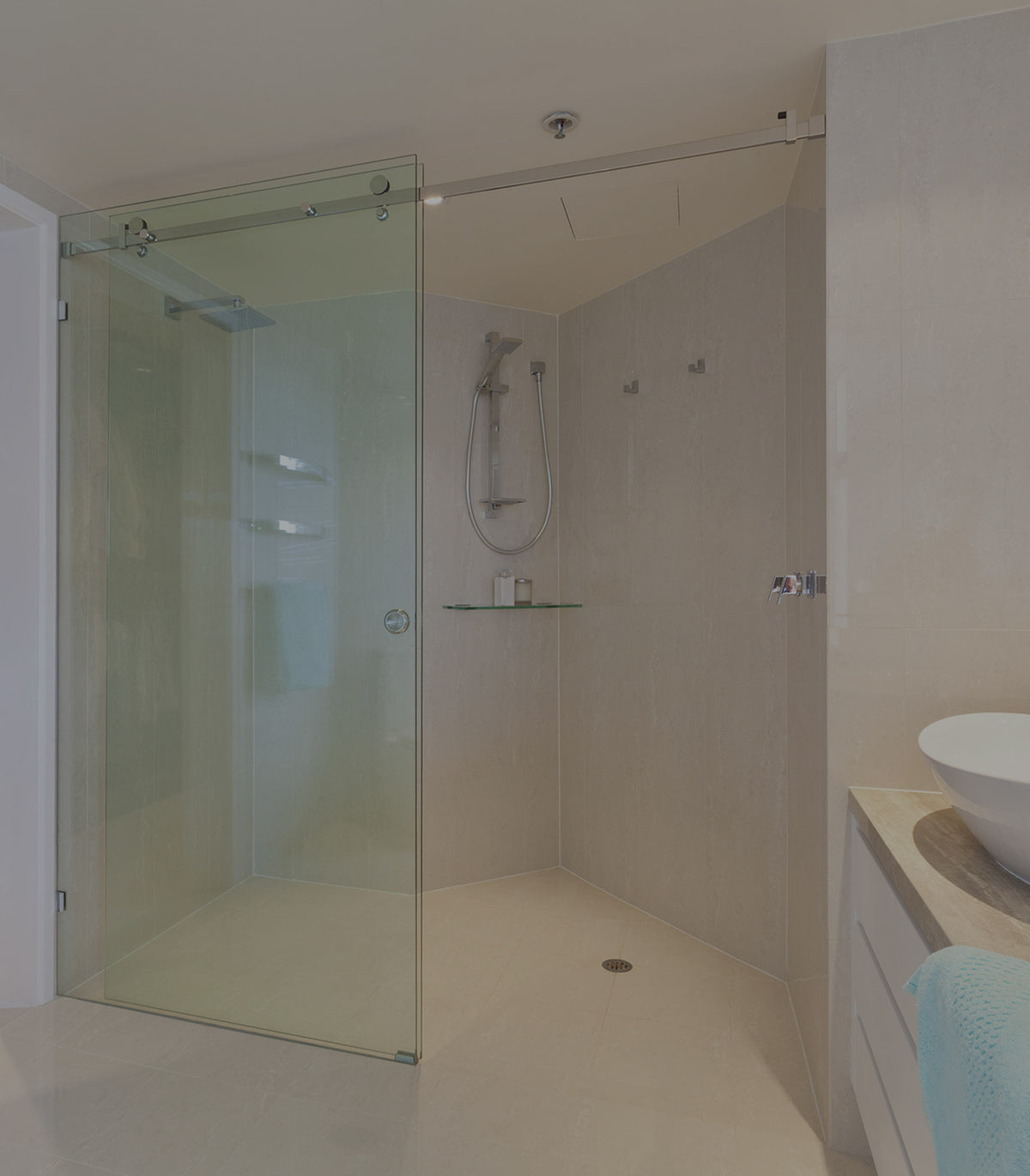 Chrome 10mm Frameless Sliding Shower Screen, Highest Quality, Up to 1940mm wide, Polished Silver
