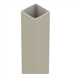 65x65mm heavy duty post 2400mm H 3mm wall thickness, heavy duty, with top cap