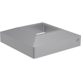 Two part domical cover for 50mm post POWDER COATED ALUMINIUM for 50 x 50mm post - Image 9