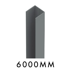 U Channel - Extrusion - 6000MM LONG  30mm x 33mm